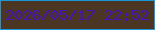 文字の大きさ：1、枠の色：1697da、背景の色：4b3623、文字の色：4712b7 無料ブログパーツのブログ時計