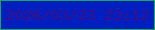 文字の大きさ：5、枠の色：16a85b、背景の色：011fc0、文字の色：400f86 無料ブログパーツのブログ時計