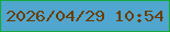 文字の大きさ：1、枠の色：16a93b、背景の色：50a6ce、文字の色：6a3d03 無料ブログパーツのブログ時計