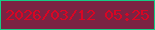 文字の大きさ：4、枠の色：16cc85、背景の色：7b2343、文字の色：d90524 無料ブログパーツのブログ時計