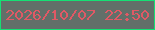 文字の大きさ：1、枠の色：16e074、背景の色：626f69、文字の色：e05965 無料ブログパーツのブログ時計