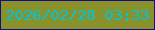 文字の大きさ：4、枠の色：170c87、背景の色：88912a、文字の色：01c4db 無料ブログパーツのブログ時計