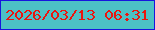 文字の大きさ：1、枠の色：1715de、背景の色：4cc1c5、文字の色：eb150e 無料ブログパーツのブログ時計