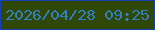 文字の大きさ：3、枠の色：1740b6、背景の色：2f4808、文字の色：3180bf 無料ブログパーツのブログ時計