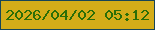 文字の大きさ：1、枠の色：174558、背景の色：d4ad19、文字の色：2b6e07 無料ブログパーツのブログ時計