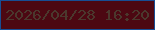 文字の大きさ：5、枠の色：174e94、背景の色：4c0812、文字の色：4b382d 無料ブログパーツのブログ時計