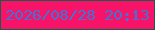 文字の大きさ：5、枠の色：175d4a、背景の色：f71367、文字の色：3f74d4 無料ブログパーツのブログ時計