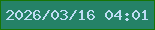 文字の大きさ：1、枠の色：177505、背景の色：258267、文字の色：beddf5 無料ブログパーツのブログ時計