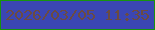 文字の大きさ：5、枠の色：17940d、背景の色：3b46b3、文字の色：6b4b42 無料ブログパーツのブログ時計