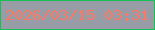文字の大きさ：4、枠の色：17bf55、背景の色：979ca7、文字の色：fc7a64 無料ブログパーツのブログ時計