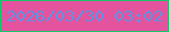 文字の大きさ：1、枠の色：17c66a、背景の色：e3539e、文字の色：6192e1 無料ブログパーツのブログ時計