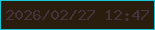 文字の大きさ：1、枠の色：17c7d7、背景の色：2a1d0e、文字の色：46323d 無料ブログパーツのブログ時計