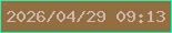 文字の大きさ：4、枠の色：17f9b5、背景の色：926e41、文字の色：d1b5af 無料ブログパーツのブログ時計