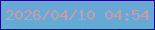 文字の大きさ：3、枠の色：180a8b、背景の色：67a9d5、文字の色：c59dab 無料ブログパーツのブログ時計