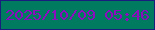文字の大きさ：2、枠の色：181e7e、背景の色：007b5f、文字の色：8d0bbf 無料ブログパーツのブログ時計