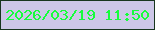 文字の大きさ：3、枠の色：18361f、背景の色：cdc7e8、文字の色：16fe3c 無料ブログパーツのブログ時計