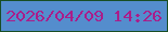 文字の大きさ：1、枠の色：184e24、背景の色：548dcd、文字の色：aa1d8a 無料ブログパーツのブログ時計
