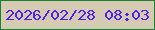 文字の大きさ：1、枠の色：188033、背景の色：d5cbb2、文字の色：4e22e9 無料ブログパーツのブログ時計