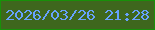 文字の大きさ：5、枠の色：189009、背景の色：3e671d、文字の色：67a2fc 無料ブログパーツのブログ時計