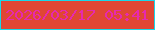 文字の大きさ：1、枠の色：18d7ea、背景の色：e04635、文字の色：e629af 無料ブログパーツのブログ時計