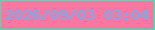 文字の大きさ：2、枠の色：18f9b9、背景の色：fb76a0、文字の色：59bafb 無料ブログパーツのブログ時計