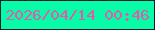 文字の大きさ：4、枠の色：19192c、背景の色：06fca7、文字の色：e05baa 無料ブログパーツのブログ時計