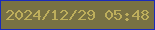 文字の大きさ：2、枠の色：192abb、背景の色：787143、文字の色：bdae5c 無料ブログパーツのブログ時計