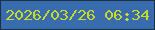 文字の大きさ：3、枠の色：193141、背景の色：396baf、文字の色：c9d927 無料ブログパーツのブログ時計
