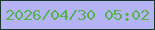 文字の大きさ：3、枠の色：193629、背景の色：b6b2f6、文字の色：52b44a 無料ブログパーツのブログ時計
