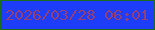 文字の大きさ：2、枠の色：196f1d、背景の色：1d3df8、文字の色：933f74 無料ブログパーツのブログ時計
