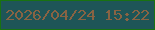 文字の大きさ：3、枠の色：197211、背景の色：1e5557、文字の色：896343 無料ブログパーツのブログ時計