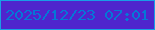 文字の大きさ：4、枠の色：199ee6、背景の色：4f25cd、文字の色：0478d7 無料ブログパーツのブログ時計
