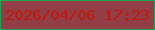 文字の大きさ：2、枠の色：19a753、背景の色：923e46、文字の色：c11a0c 無料ブログパーツのブログ時計