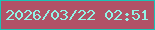 文字の大きさ：3、枠の色：19c4b6、背景の色：b15167、文字の色：91f2e7 無料ブログパーツのブログ時計