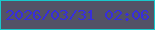 文字の大きさ：1、枠の色：19c8cc、背景の色：535266、文字の色：372ddd 無料ブログパーツのブログ時計