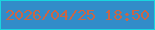 文字の大きさ：2、枠の色：19d5df、背景の色：328cc9、文字の色：ca6646 無料ブログパーツのブログ時計