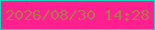 文字の大きさ：1、枠の色：19d6bc、背景の色：ff1f8f、文字の色：b17551 無料ブログパーツのブログ時計