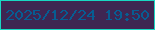 文字の大きさ：5、枠の色：19d7c3、背景の色：3e2652、文字の色：065d92 無料ブログパーツのブログ時計