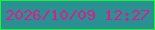 文字の大きさ：1、枠の色：19f733、背景の色：2a9094、文字の色：d5208b 無料ブログパーツのブログ時計