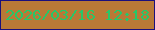 文字の大きさ：1、枠の色：1a0f7d、背景の色：b97937、文字の色：27c768 無料ブログパーツのブログ時計