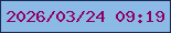 文字の大きさ：4、枠の色：1a2c56、背景の色：8bbae6、文字の色：8f0163 無料ブログパーツのブログ時計