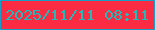 文字の大きさ：1、枠の色：1a9ec8、背景の色：fa2b43、文字の色：21bab9 無料ブログパーツのブログ時計
