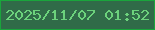文字の大きさ：3、枠の色：1aa53c、背景の色：306b48、文字の色：6cd27c 無料ブログパーツのブログ時計