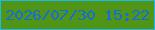 文字の大きさ：4、枠の色：1ab9ef、背景の色：509515、文字の色：126cdb 無料ブログパーツのブログ時計