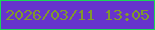 文字の大きさ：1、枠の色：1ad757、背景の色：6734cc、文字の色：81992b 無料ブログパーツのブログ時計