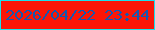 文字の大きさ：3、枠の色：1ae1eb、背景の色：fb1606、文字の色：1557b0 無料ブログパーツのブログ時計