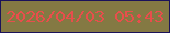 文字の大きさ：2、枠の色：1b125a、背景の色：847943、文字の色：e84e4c 無料ブログパーツのブログ時計
