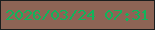 文字の大きさ：1、枠の色：1b1d1d、背景の色：8d6455、文字の色：10b45b 無料ブログパーツのブログ時計
