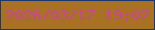 文字の大きさ：5、枠の色：1b3870、背景の色：a87124、文字の色：cc449a 無料ブログパーツのブログ時計