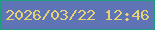 文字の大きさ：2、枠の色：1b9e7c、背景の色：5f74b5、文字の色：e6d275 無料ブログパーツのブログ時計
